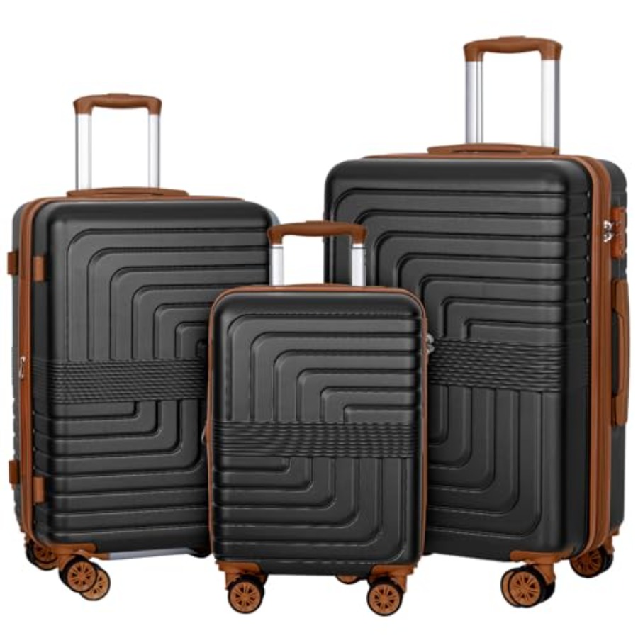 Expandable Hard Shell Luggage Set - 3 Parçalı Genişletilebilir Valiz Seti 20/24/28