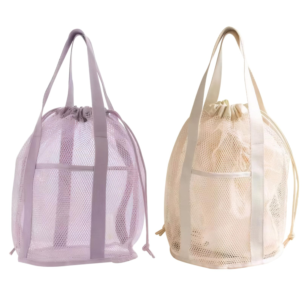 Handbags - Seyahat Tuvalet Çantası Örgü Delikli Katlanır