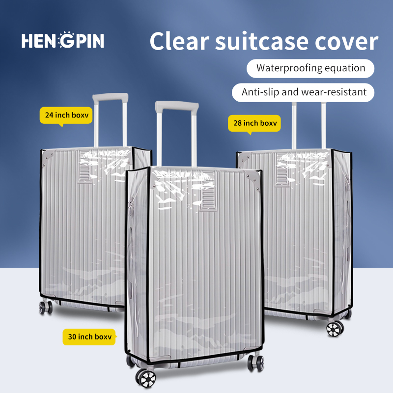 Waterproof Suitcase Cover Protector - Tam Şeffaf Bagaj Koruyucu Kapak PVC
