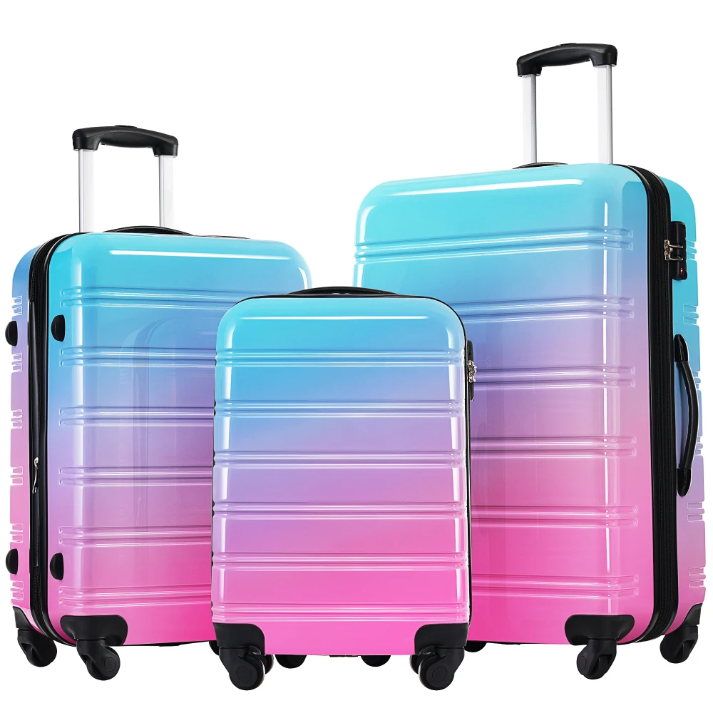 Expandable Hard Shell Luggage Set - Sert Kabuklu Valiz Setleri 3 Parça