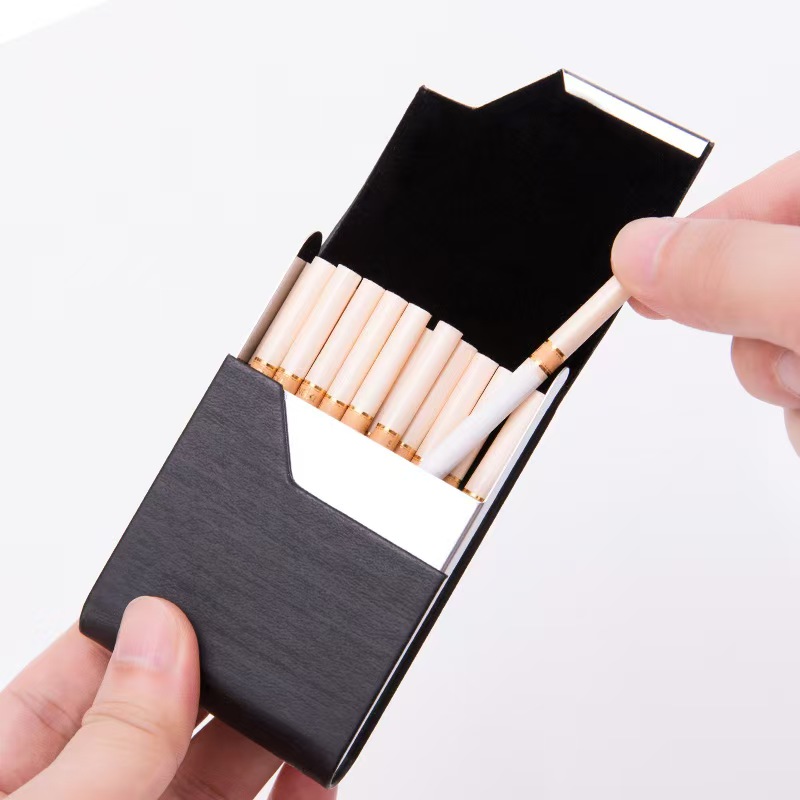 Wallets - 7 Bölmeli Paslanmaz Çelik Sigara Kutusu,