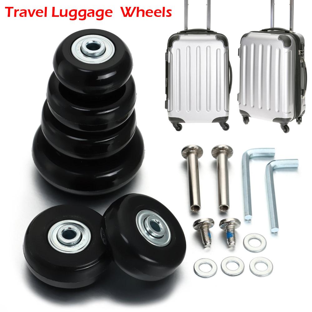 Silent Replacement Luggage Wheels - 2/4 adet 57-59MM sürgülü yedek sessiz