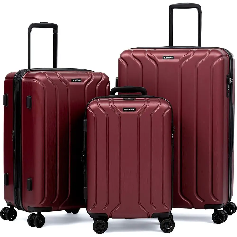 Expandable Hard Shell Luggage Set - Sert Kabuklu, TSA Kilidi ve USB