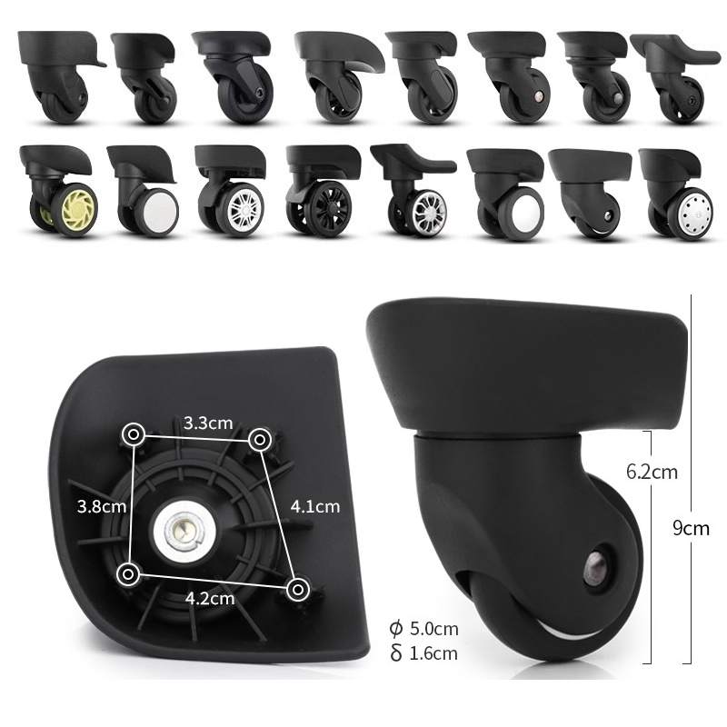 Silent Replacement Luggage Wheels - Samsonite Aksesuarları için Bagaj Tekerlekleri Yedek