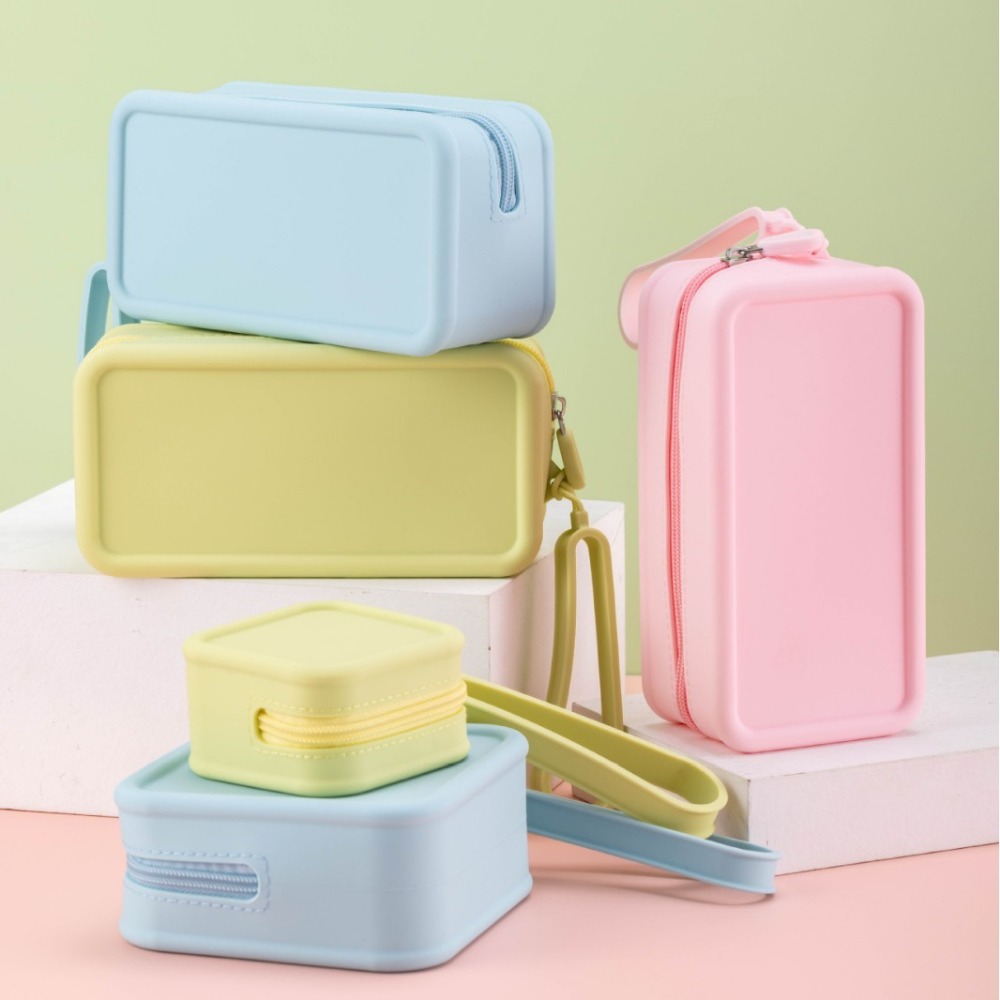 Cosmetic Bags - Taşınabilir Silikon Bozuk Para Cüzdanı Büyük