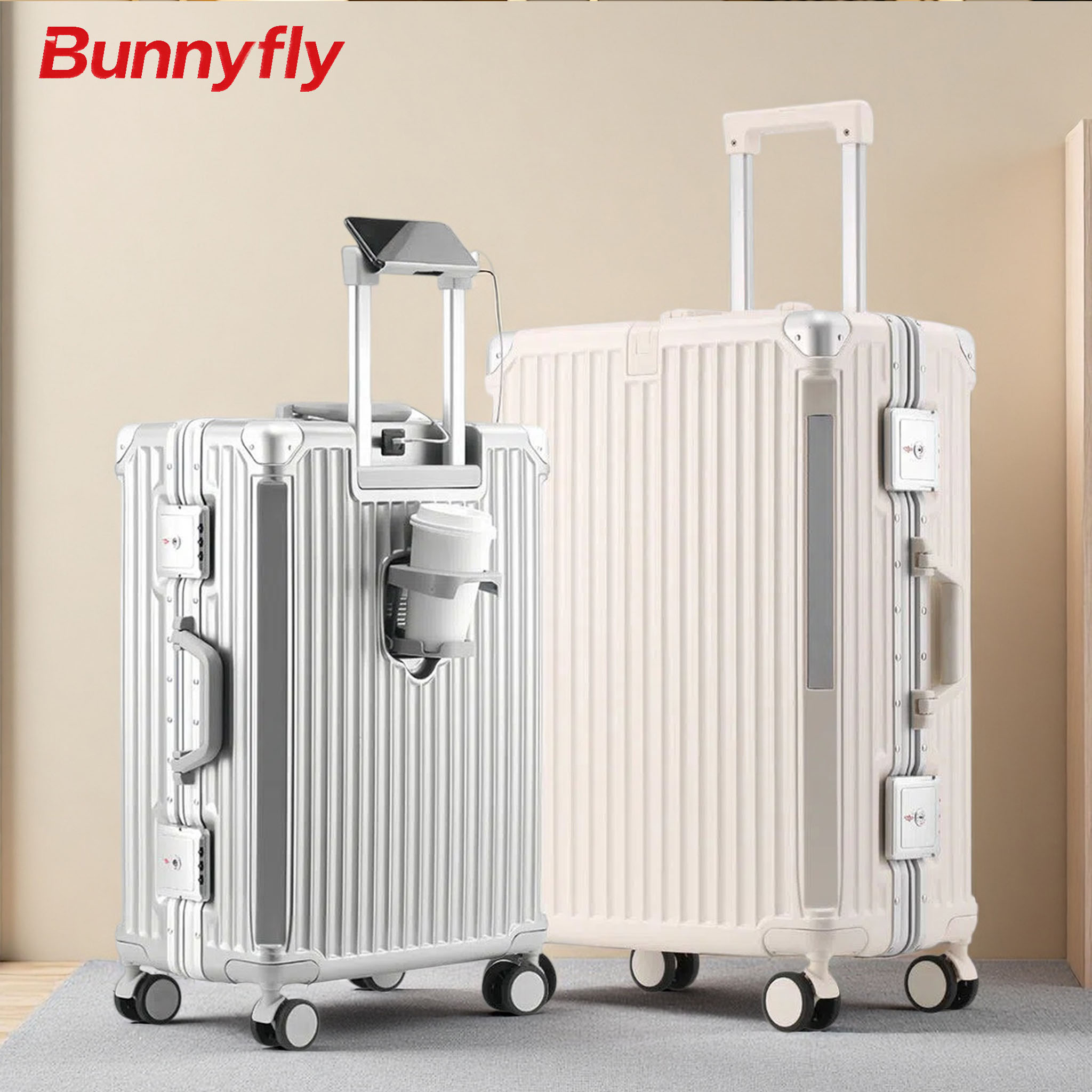 BunnyFly 20 24 26 Kabin Boy Va - Aluminum Frame Carry On Luggage incelemesi ve fiyatı