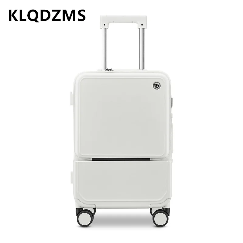 KLQDZMS Alüminyum Çerçeve Bavu - Front Opening Laptop Luggage 24 Inch incelemesi ve fiyatı
