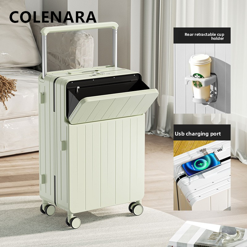 COLENARA Çok Fonksiyonlu Bavul - Front Opening Laptop Luggage 24 Inch incelemesi ve fiyatı