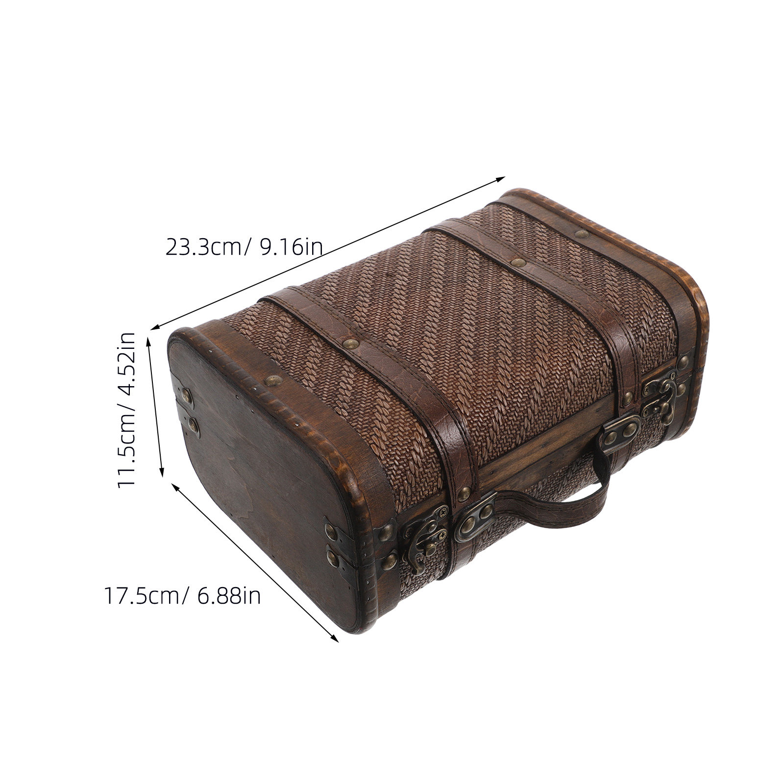 Ahşap Vintage Bavul Dekoratif  - Retro Vintage Trunk Suitcase incelemesi ve fiyatı