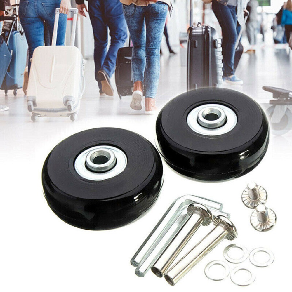 2/4 adet 57-59MM sürgülü yedek - Silent Replacement Luggage Wheels incelemesi ve fiyatı