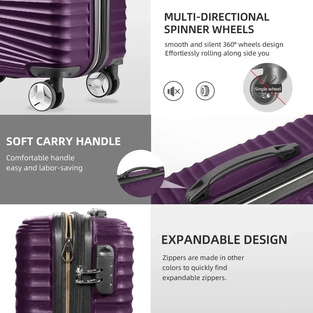 5 Parçalı Sert Kabuklu Genişle - Expandable Hard Shell Luggage Set incelemesi ve fiyatı