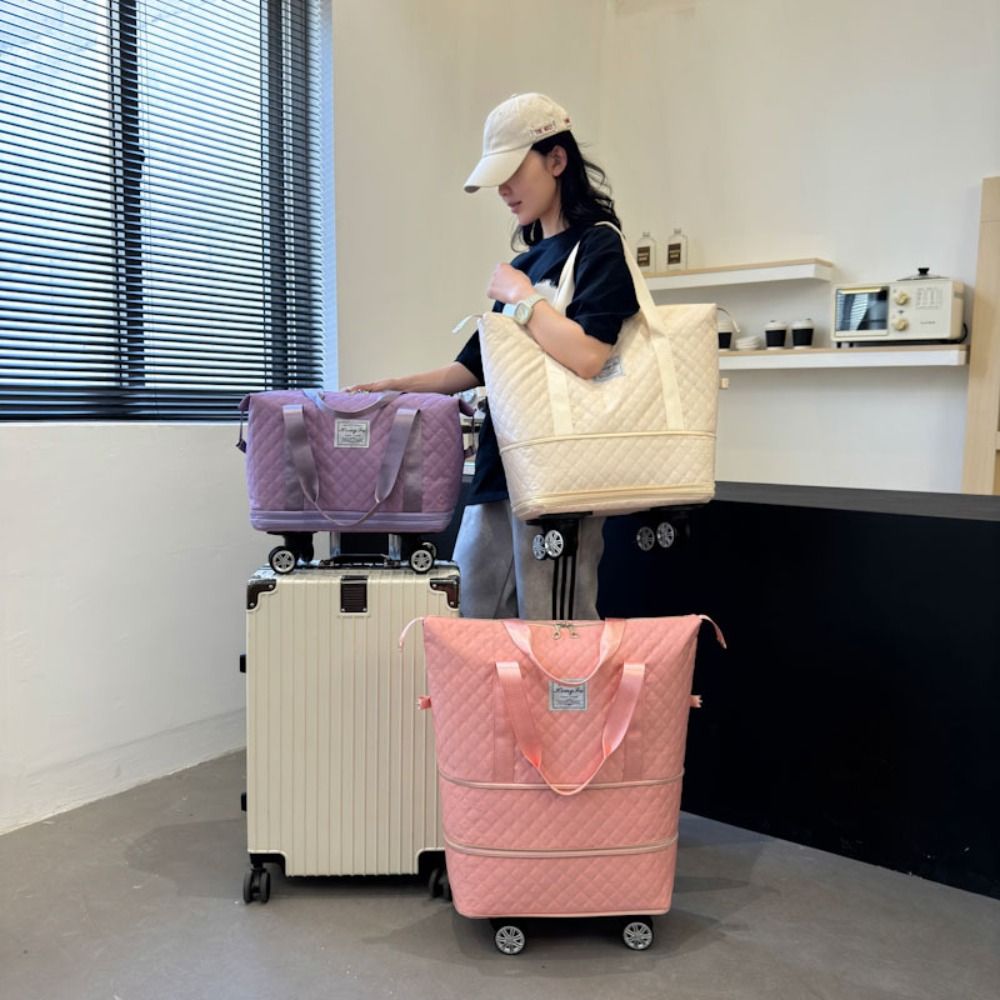Yeni Oxford Kumaş Duffle Paket - Foldable Rolling Luggage Bag incelemesi ve fiyatı
