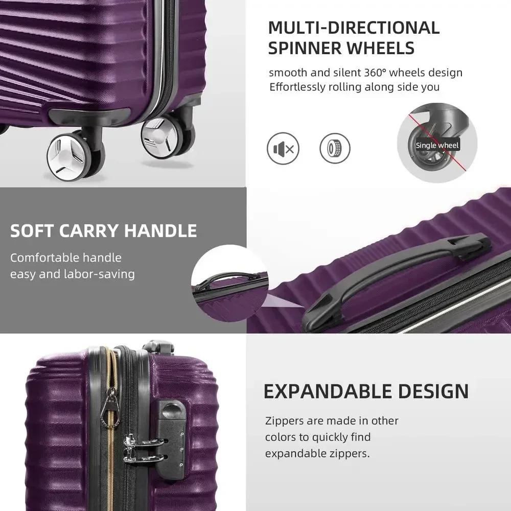 5 Parçalı Sert Kabuklu Genişle - Expandable Hard Shell Luggage Set incelemesi ve fiyatı